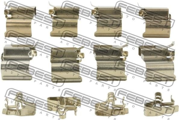 Accessory Kit, disc brake pad 0103-GDJ150R