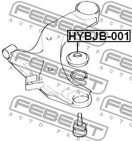 Bellow, ball joint HYBJB-001 - image 2