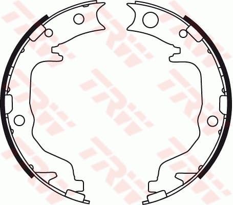 Brake Shoe Set, parking brake GS8783 - image 2