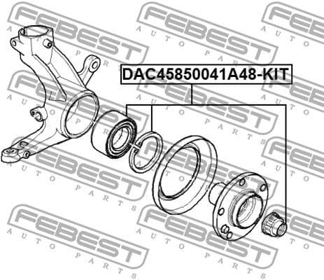 Wheel Bearing Kit DAC45850041A48-KIT - image 2