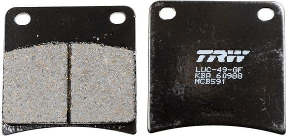 Brake Pad Set, disc brake Organic Allround MCB591 - image 2