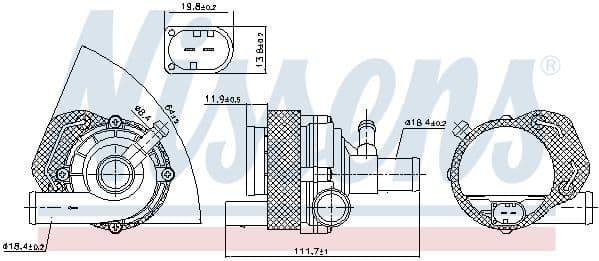 Auxiliary Water Pump (cooling water circuit) 831118 - image 5