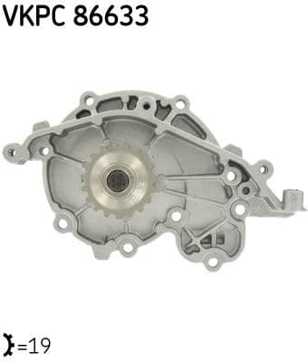Water Pump, engine cooling VKPC 86633 - image 2