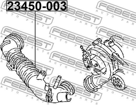Hose, air supply 23450-003 - image 2