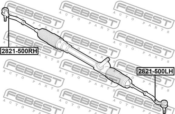 Tie Rod End 2821-500RH - image 2