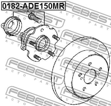 Wheel Hub 0182-ADE150MR - image 2