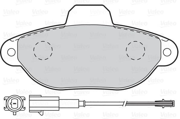 Brake Pad Set, disc brake ESSENTIAL 302093