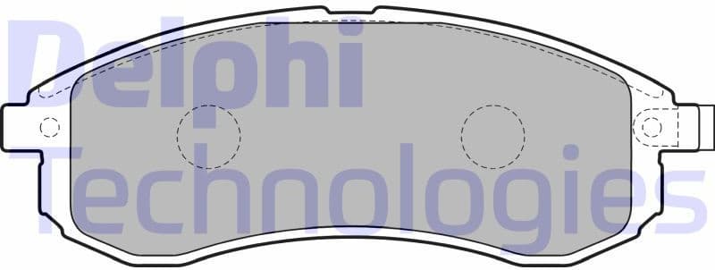 Brake Pad Set, disc brake LP1808