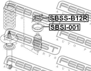Suspension Strut Support Mount SBSS-B12R - image 2