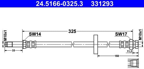 Brake Hose 24516603253