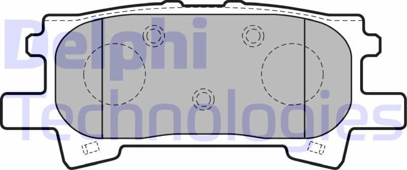 Brake Pad Set, disc brake LP1820