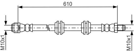 Brake Hose 1 987 481 744