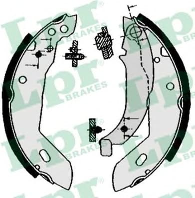 Brake shoes 84670