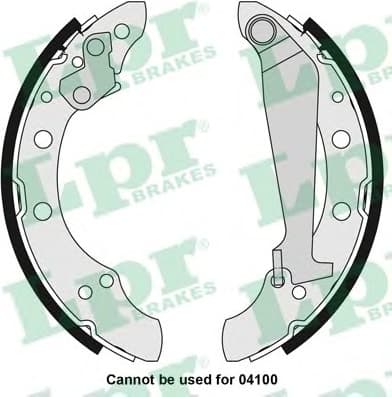 Brake shoes 86830