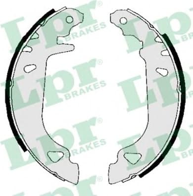 Brake shoes 87080