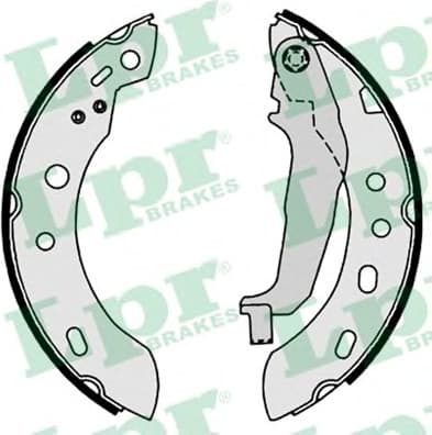 Brake shoes 87090