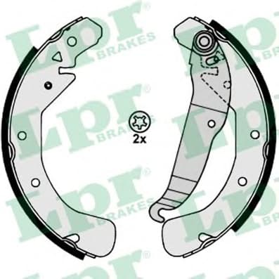 Brake shoes 87200