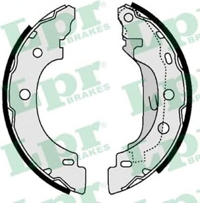 Brake shoes 87330