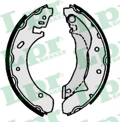 Brake shoes 87390