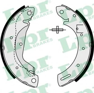 Brake shoes 87640