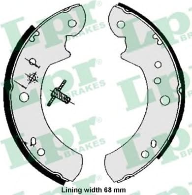 Brake shoes 85060