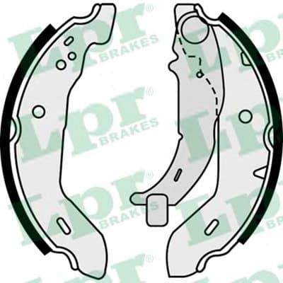 Brake shoes 87480