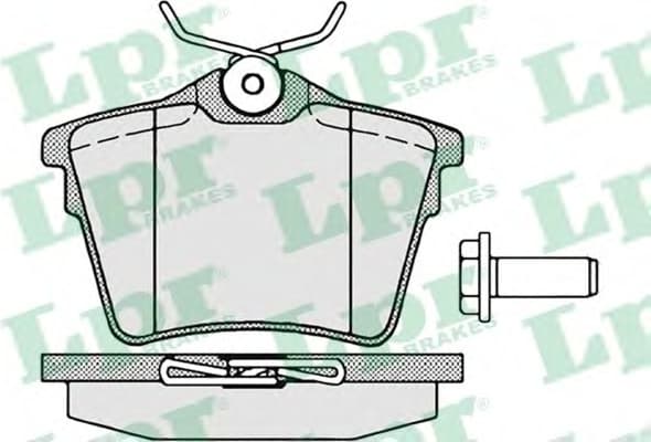 Brake Pad Set, disc brake 5SP1195.