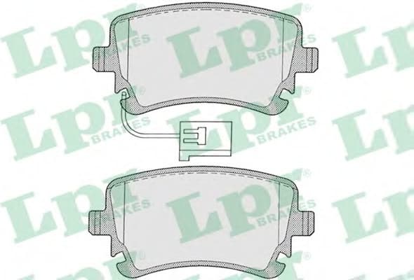 Brake Pad Set, disc brake 5SP1206 .