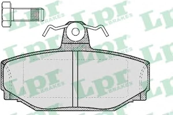 Brake pads rear 5SP217