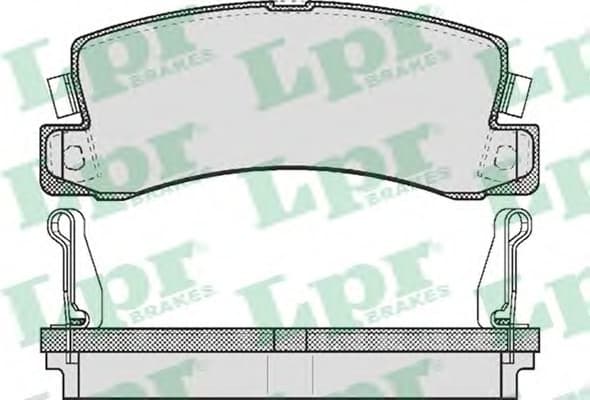 Brake Pad Set, disc brake 5SP514 .