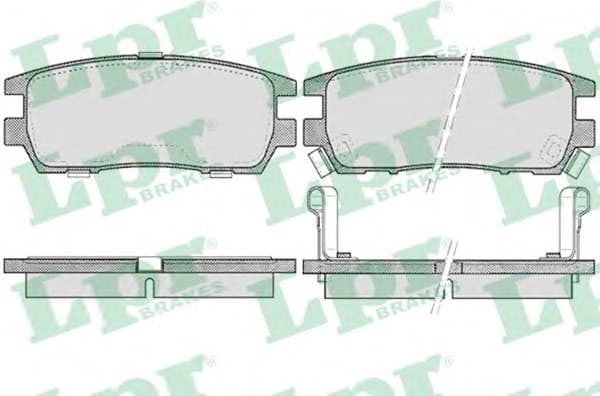 Brake Pad Set, disc brake 5SP518 .
