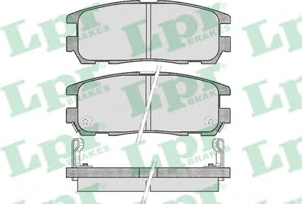 Brake Pad Set, disc brake 5SP524 .