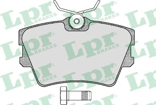 Brake pads rear 5SP616 - image 2
