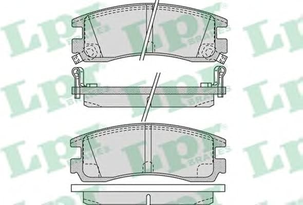 Brake Pad Set, disc brake 5SP1031 .