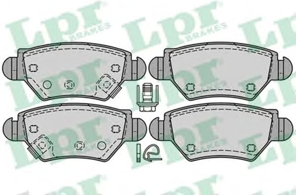 Brake Pad Set, disc brake 5SP1227 .