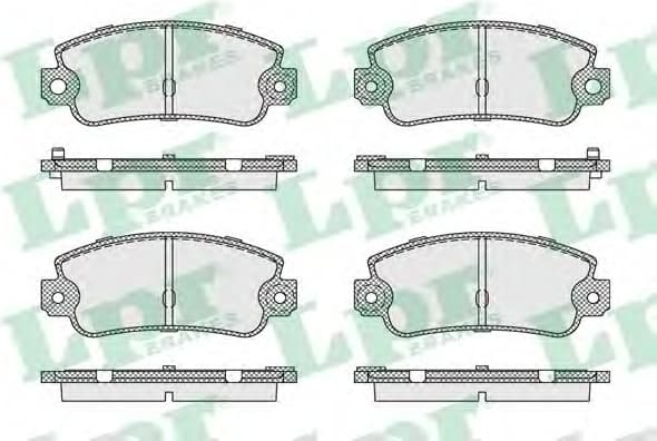 Brake pads rear 5SP128 .