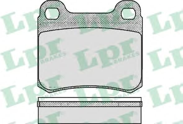 Brake pads rear 5SP181