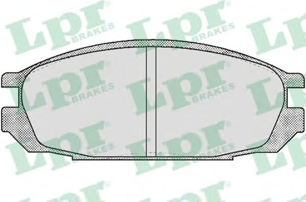 Brake Pad Set, disc brake 5SP376
