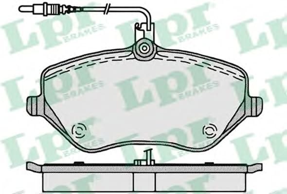 Brake pads front 5SP1202