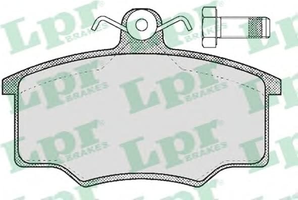 Brake Pad Set, disc brake 5SP187