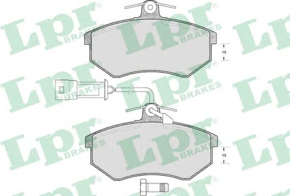 Brake Pad Set, disc brake 5SP221 .