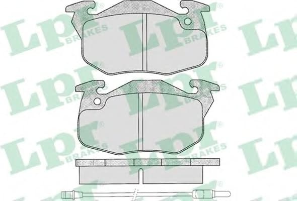 Brake pads front 5SP271