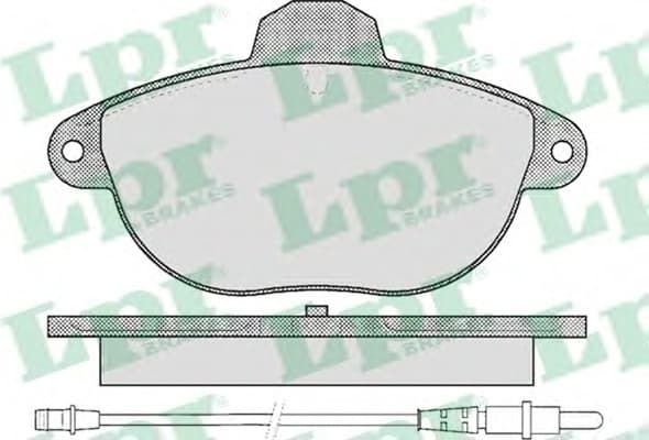 Brake pads front 5SP345