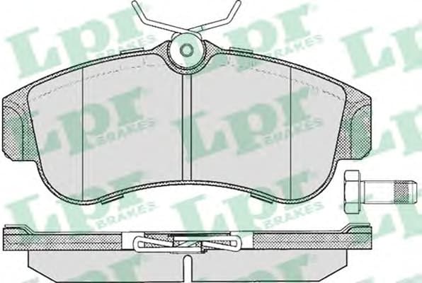 Brake Pad Set, disc brake 5SP355