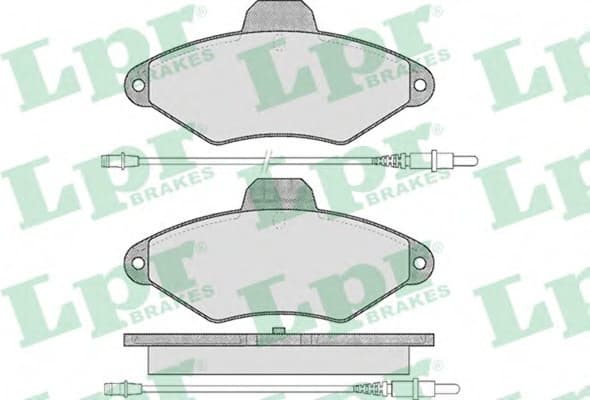 Brake Pad Set, disc brake 5SP487 .