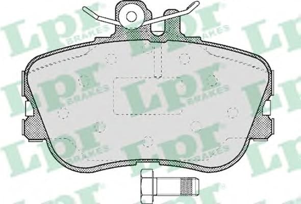Brake pads front 5SP492