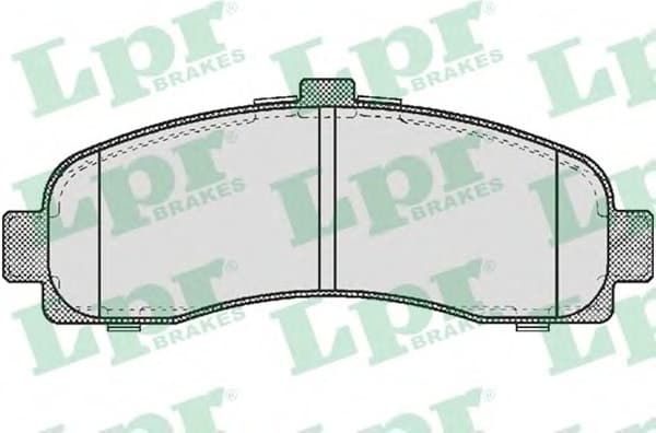 Brake Pad Set, disc brake 5SP539