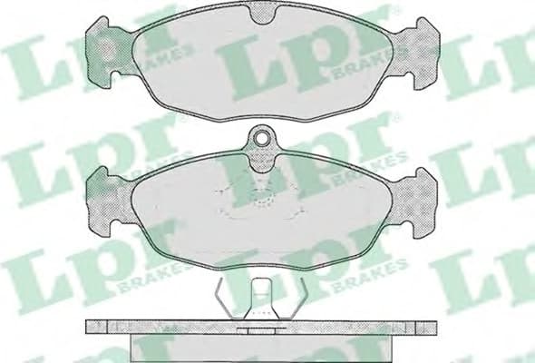 Brake Pad Set, disc brake 5SP599 .