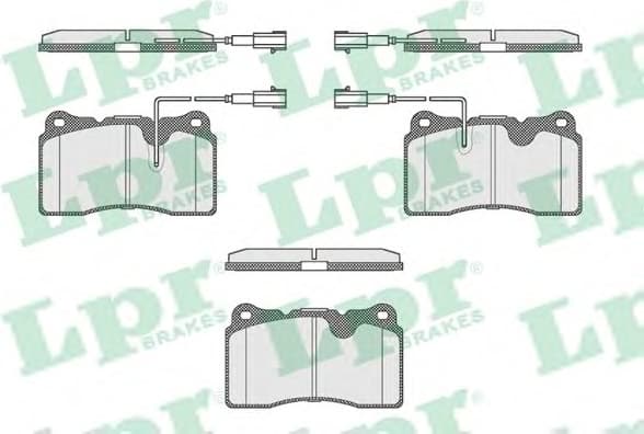 Brake Pad Set, disc brake 5SP674