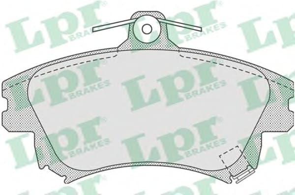 Brake Pad Set, disc brake 5SP711 .
